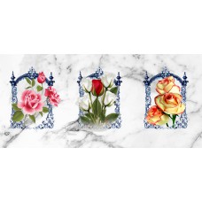 TRI-INSPIRAZION GREETING CARD Vintage Florals